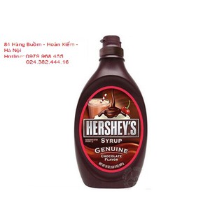 Sốt sô cô la tươi Hershey's chai bé