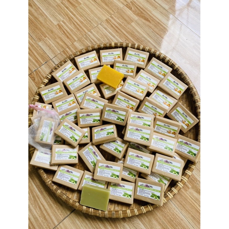 Xà bông mướp đắng tía tô Quê Nhà