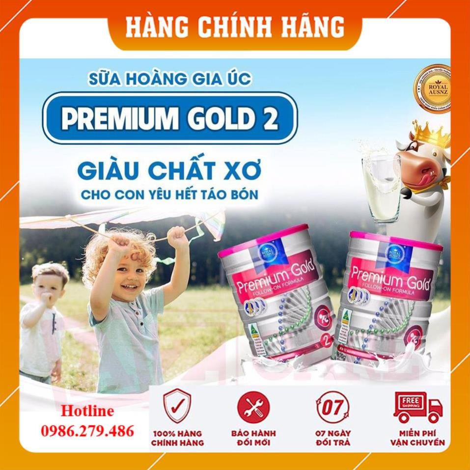SỮA HOÀNG GIA ÚC PREMIUM GOLD 2 LOẠI 900G Date 2023