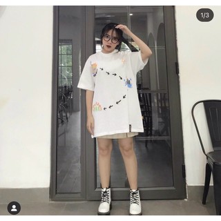 [Clip Thật] Áo Thun Tay Lỡ Crayon Tee