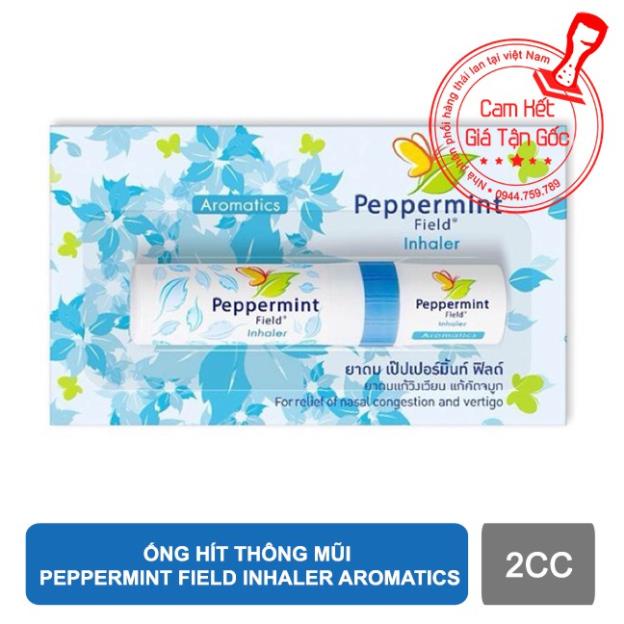 Ống Hít Thông Mũi PEPPERMINT FIELD Inhaler Aromatics 2cc - Thái Lan