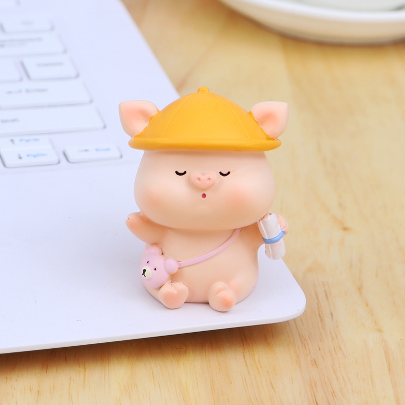 Heo Con trang trí ô tô, bàn làm việc, bánh kem dễ thương/Tượng heo đáng yêu 💕FREESHIP 50k💕- Linh tinh 10k