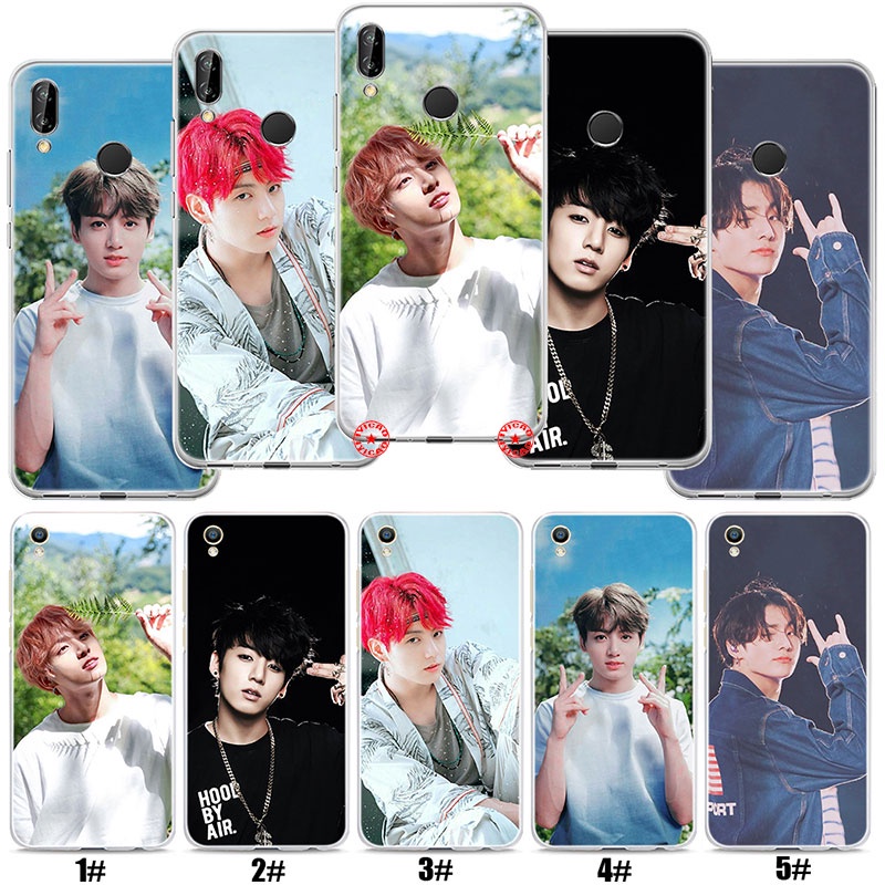 Ốp điện thoại trong suốt hình Jeon Jungkook DQA116 cho OPPO A3S A5 A5S AX5s A7 AX7 A8 A12 A12E A31 A37 A39 A52 A57 A72 A92 Neo 9