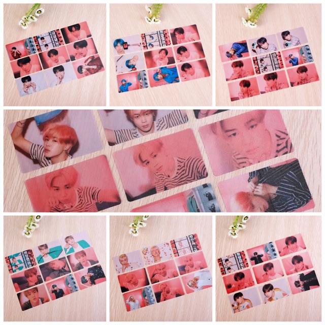 Set 9 card BTS các thành viên siêu đẹp