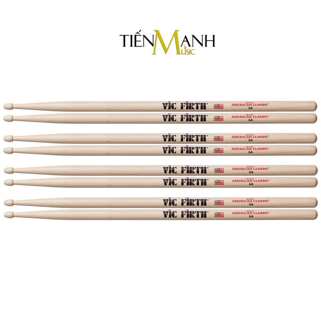 [Chính Hãng] Dùi Trống Vic Firth 5A - American Classic Hickory Drumsticks