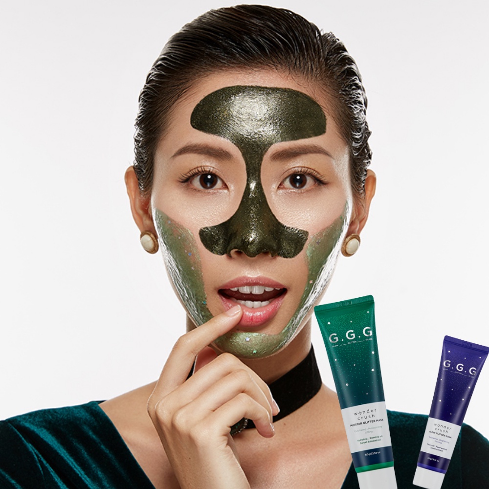 Mặt nạ Gel lột Hàn Quốc lấp lánh cấp ẩm cho da G.G.G Wonder Crush Moistar Glitter Mask (60g)