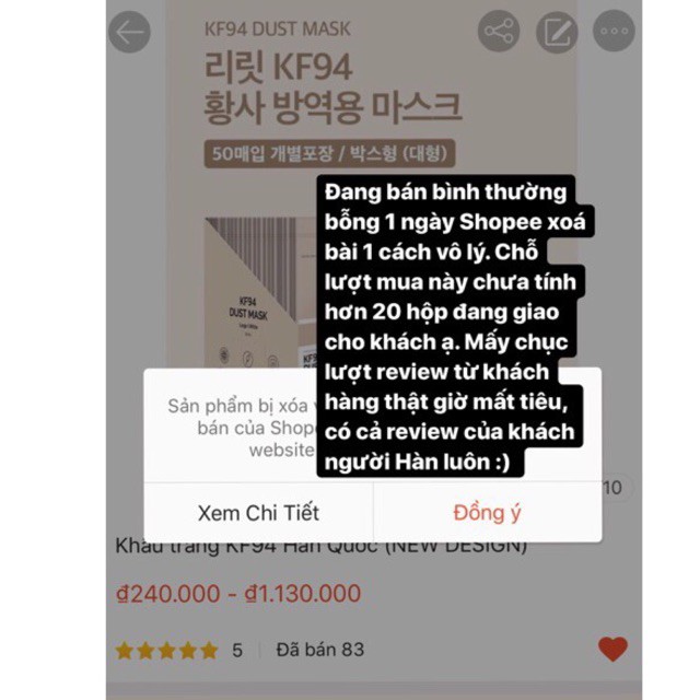 Khẩu trang KF94 Dust Mask Hàn Quốc (mẫu mới) | BigBuy360 - bigbuy360.vn