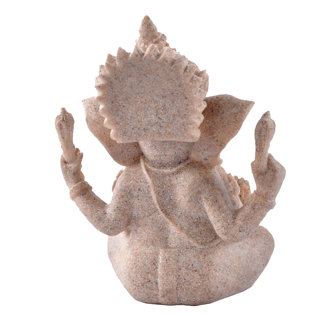 Mô Hình Tượng Phật Ganesha Đá Sa Thạch 61 Trang Trí Sân Vườn