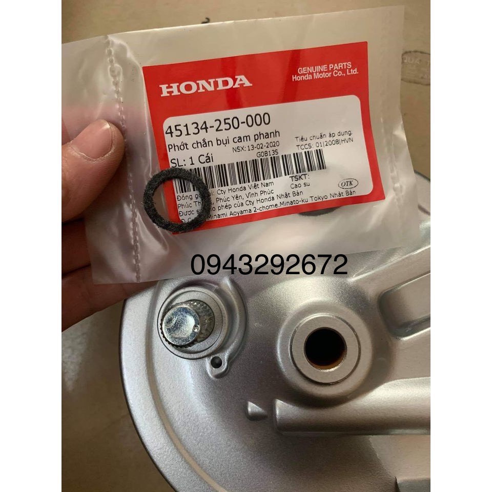 Phớt nỉ chắn bụi cam phanh Honda