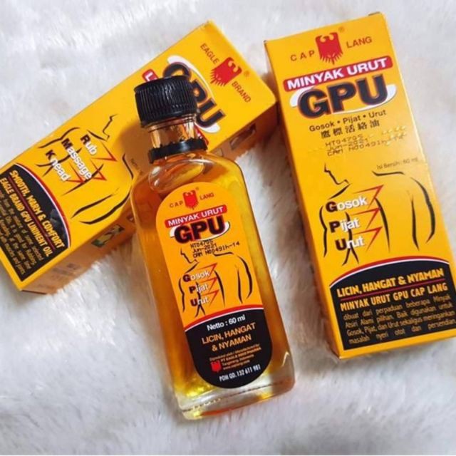 Dầu xoa bóp MINYAK URUT GPU indonesia 60ml