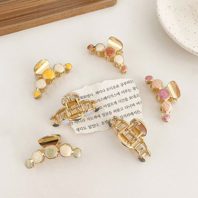 Kẹp Tóc Kiểu Dáng Vương Miện Đơn Giản Phong Cách Hàn Quốc Cho Nữ