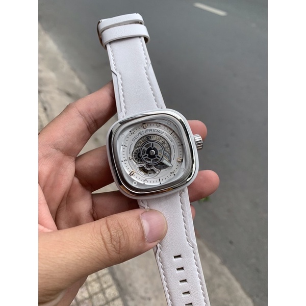 Đồng Hồ Nam SevenFriday Automatic White Dial Men's Watch P1C/01