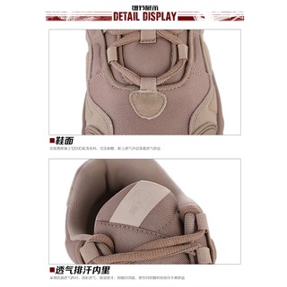 Giày boots lính buộc dây cổ thấp
