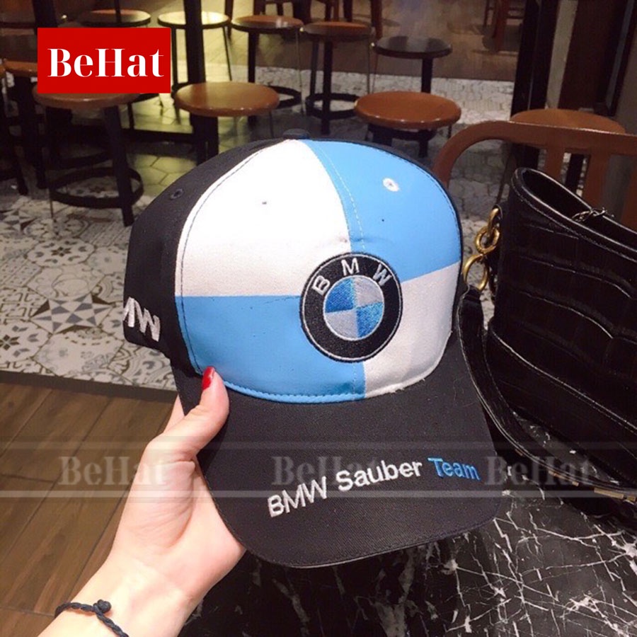 Mũ Lưỡi Trai Siêu Xe BMW Cao Cấp, Hàng Xuất, Chất Liệu Dày, Đầy Đủ Tem