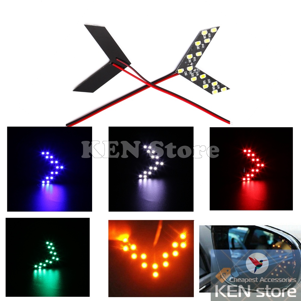 Đèn led xi nhan, led gắn gương, led xe máy 14 chip smd