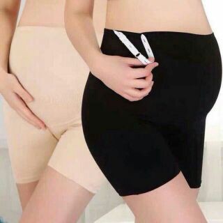 Quần đùi mặc váy, đồ bầu siêu mềm mại, có dây chỉnh eo mặc không có cảm giác gò bó siêu co giãn thoải mái
