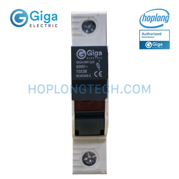 Vỏ cầu chì GIGA18W-32X Giga Electric 32A 1P 22x58mm
