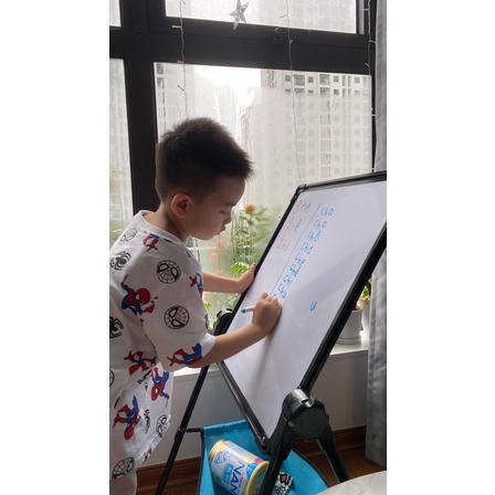 Bảng Vẽ Cho Bé 2 Mặt Viết Bút Và Viết Phấn Nhiều Kích Thước, Bảng Vẽ Giáo Dục Flipchart Nâng Hạ Chiều Cao