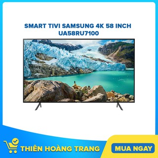 58ru7100 - smart tivi samsung 4k 58 inch 58ru7100