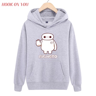 [HCM] (Ảnh thật) Áo Hoodie nỉ in nhiệt (35-68kg). big hero