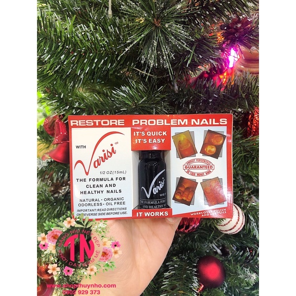 Dung dịch ngăn ngừa nấm móng tay Varisi dụng cụ làm móng tay nghệ thuật nail chuyên nghiệp