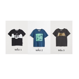 Áo phông bé trai lớn HM chính hãng size 4-6y, 6-8y