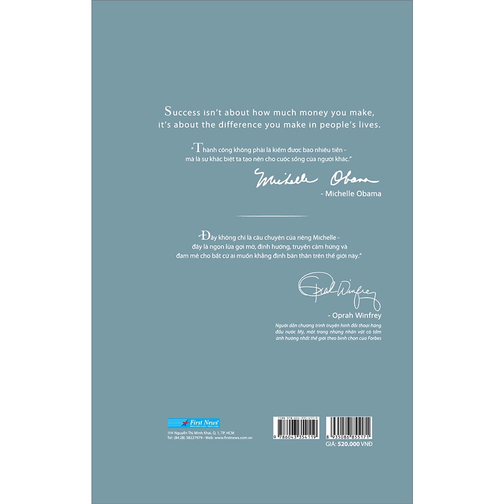 Sách - Michelle Obama - Chất Michelle - Bìa Cứng (Tái Bản 2021)