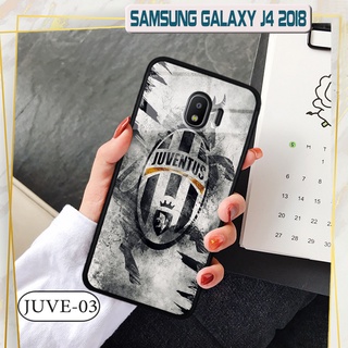 Ốp đội bóng Samsung Galaxy J4 2018  - Lưng kính cường lực