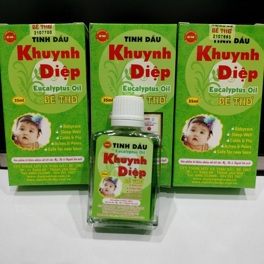 Tinh dầu tràm Bé Thơ 50ml- Tinh dầu khuynh diệp Bé Thơ 35ml