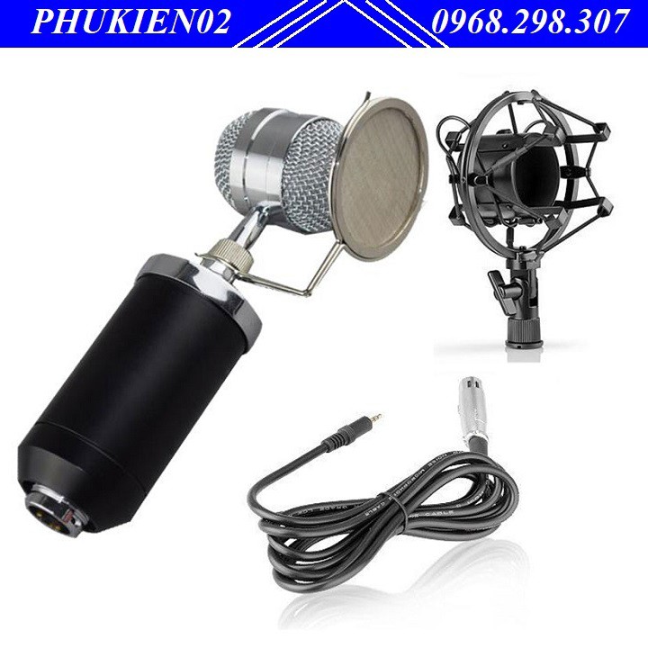 Micro BM800 cao cấp hát Karaoke chuyên nghiệp trên Điện thoại và Máy tính