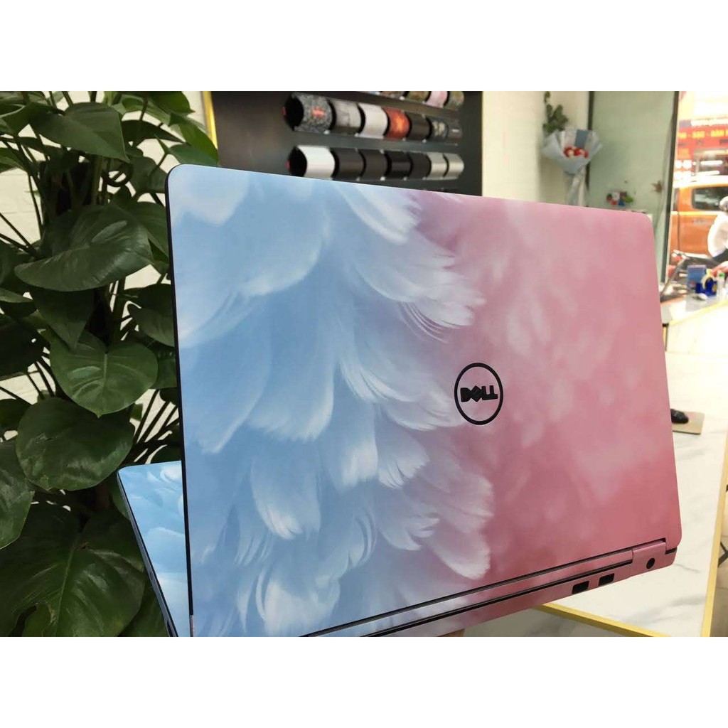 Decal Skin dán Laptop mẫu Lông vũ
