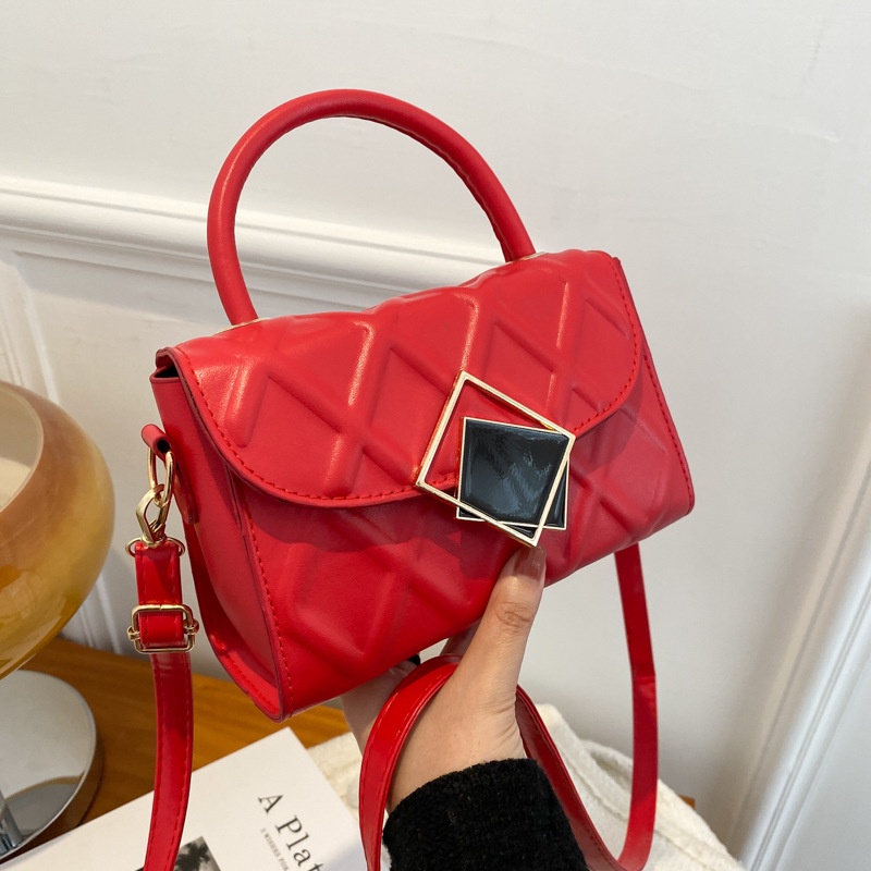 Túi đeo chéo hình vuông nhỏ IELGY đơn giản phong cách retro phương Tây