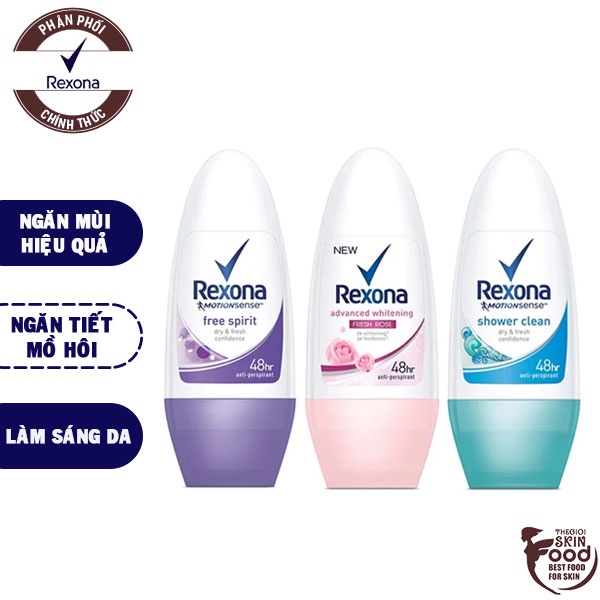 Lăn Khử Mùi, Ngăn Tiết Mồ Hôi 48H Rexona Anti-Perspirant Roll On 50ml [che tên sản phẩm khi giao hàng]