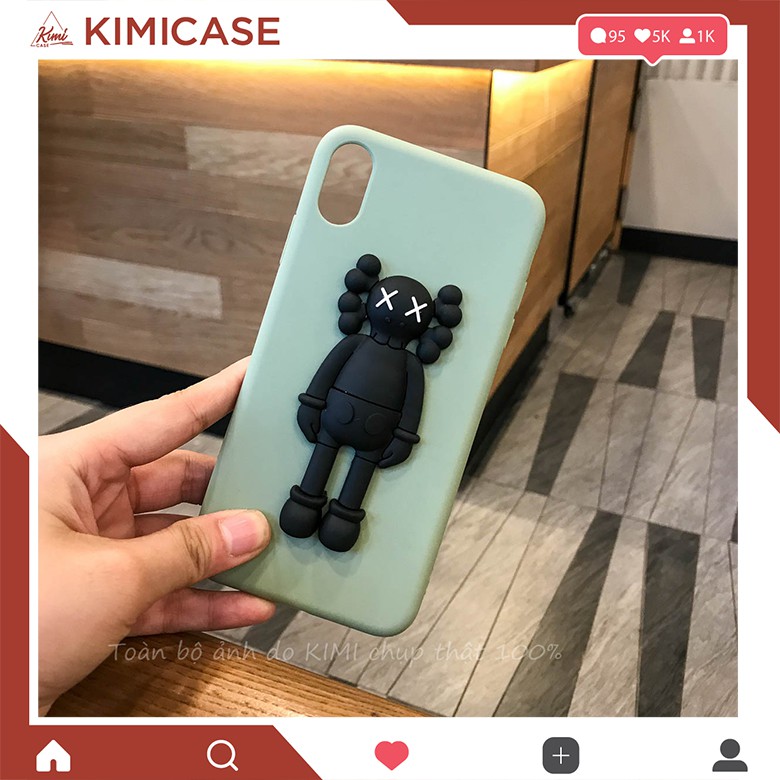 Bộ ốp đính sticker KAWS dành cho dòng IPHONE