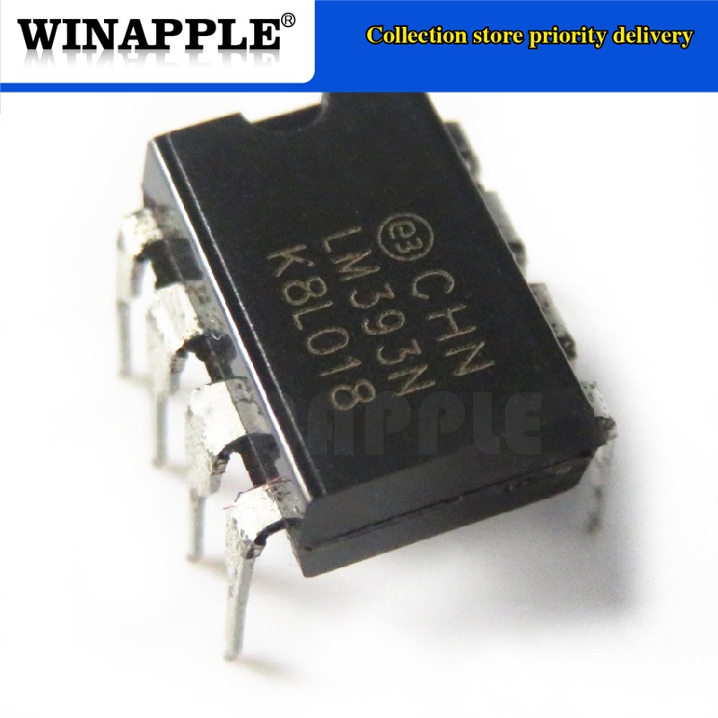10 Cái / lốc LM393P DIP8 LM393 DIP LM393N 393 BA10393 DIP-8 IC Mới Và Nguyên Bản Còn Hàng