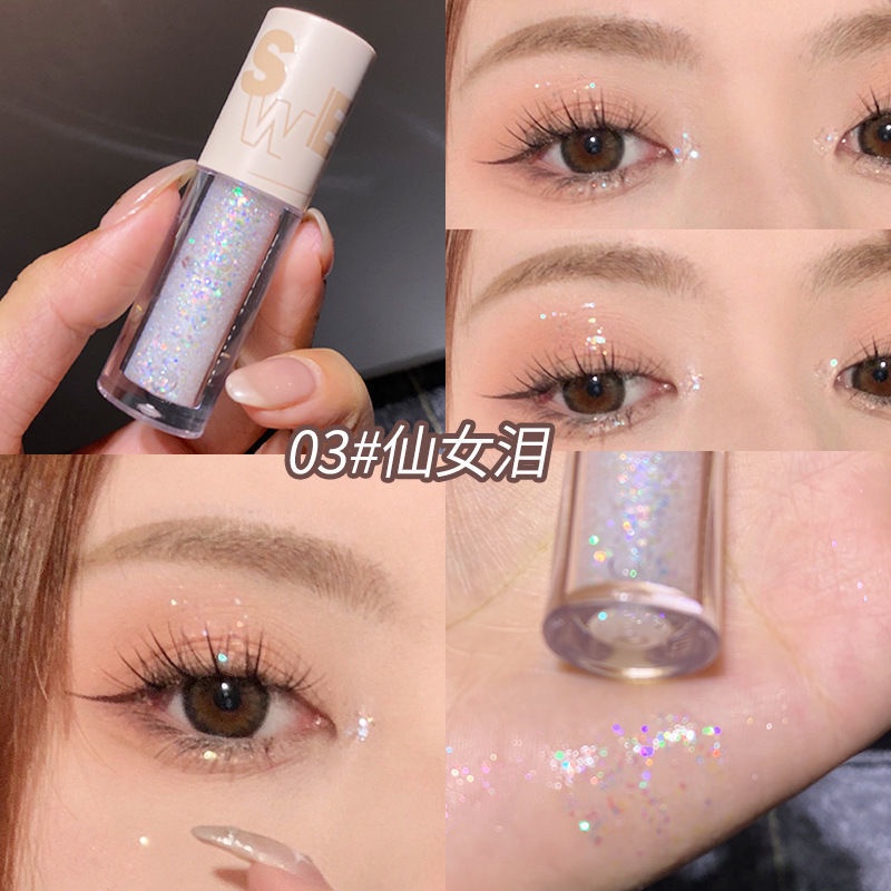 Thanh nhũ lấp lánh Sweet Mint Dreamy Land Sena Beauty Trai Lấp Lánh Không Thấm Nước Làm Sáng Da