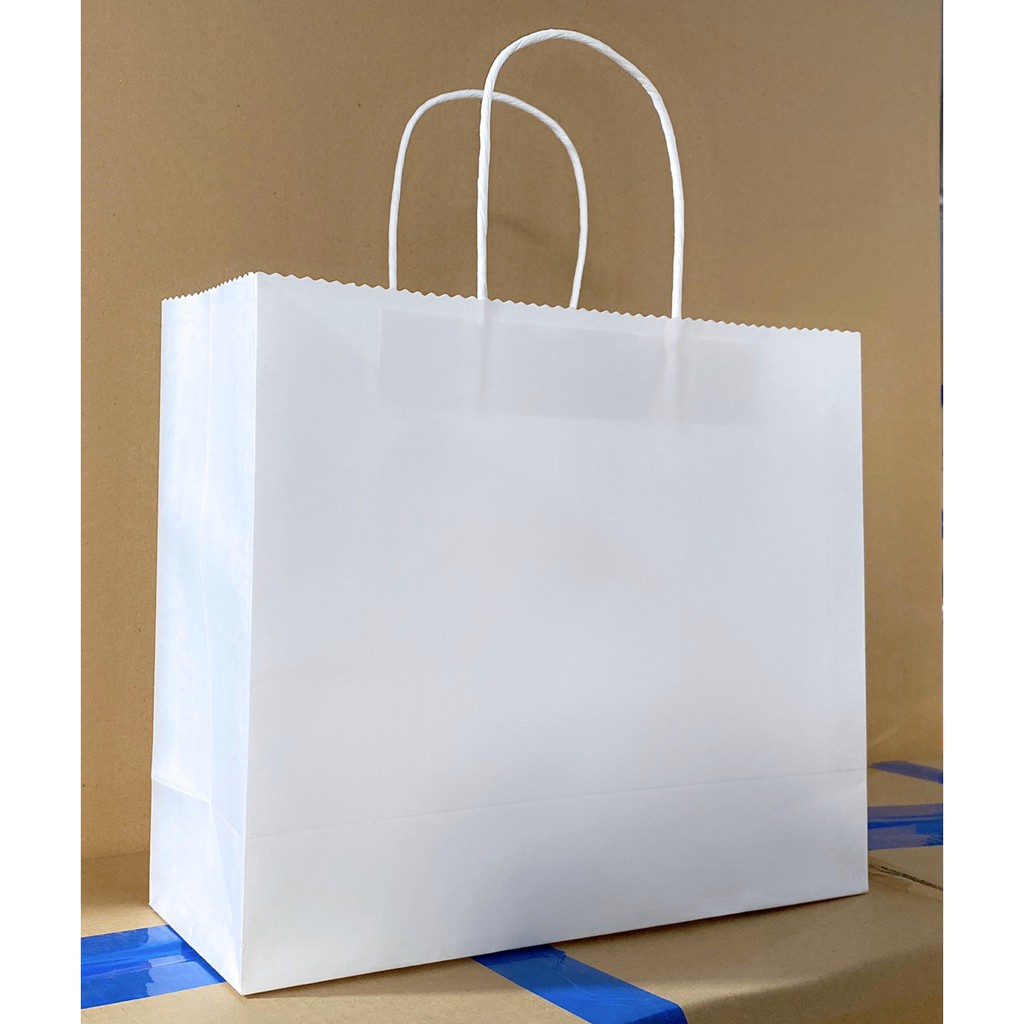 Sét 100 túi giấy Kraft Nhật 30x25x10cm có sẵn