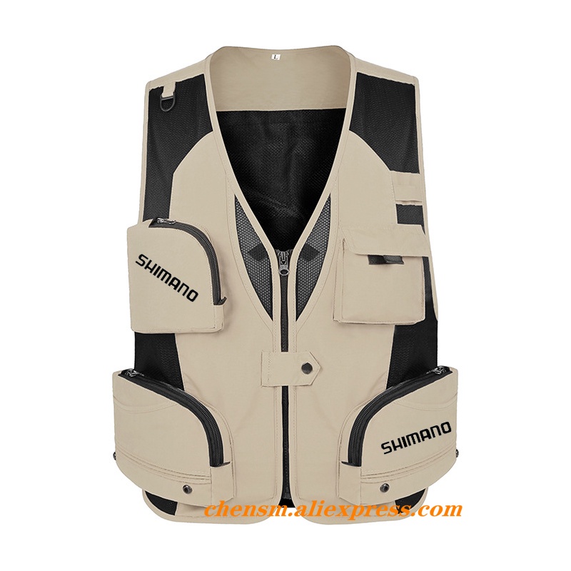 Áo Phao Câu Cá Shimano New 2022 Phản Quang Nhiều Túi Khô Nhanh Thoáng Khí