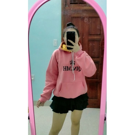 Áo nỉ hoodie có mũ dày mịn siêu ấm cam kết hàng tự chụp 100%