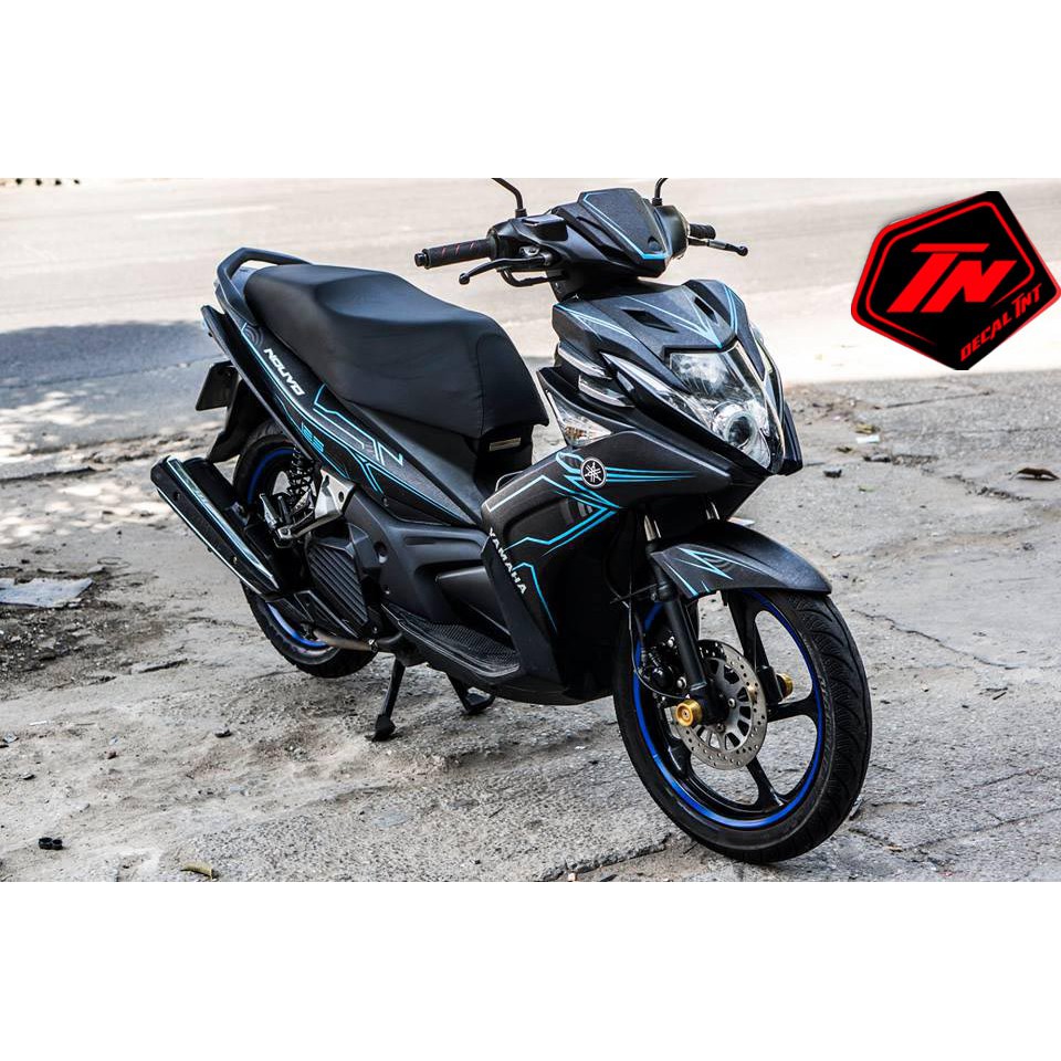 Tem Trùm Nouvo SX Light Đen xanh