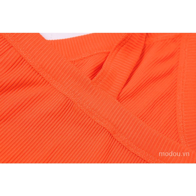 Jumpsuit Cotton Cổ Chữ V Hở Lưng Quyến Rũ