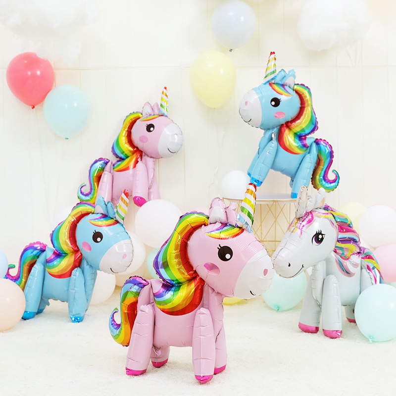 Bóng ngựa Pony 4D trang trí sinh nhật, party Fubao Store