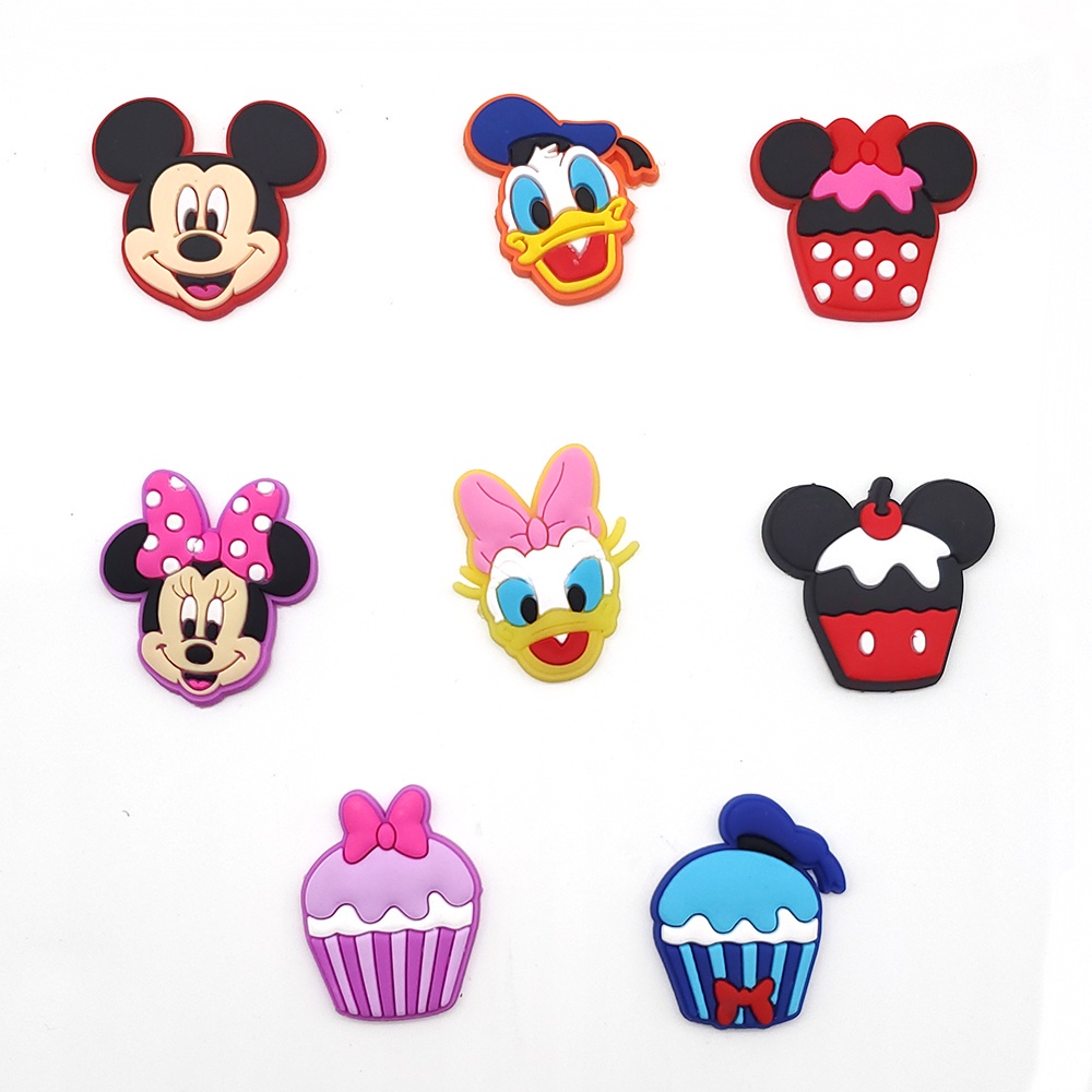 Phụ kiện nhân vật hoạt hình chuột Mickey / vịt Donald dễ thương dùng trang trí giày