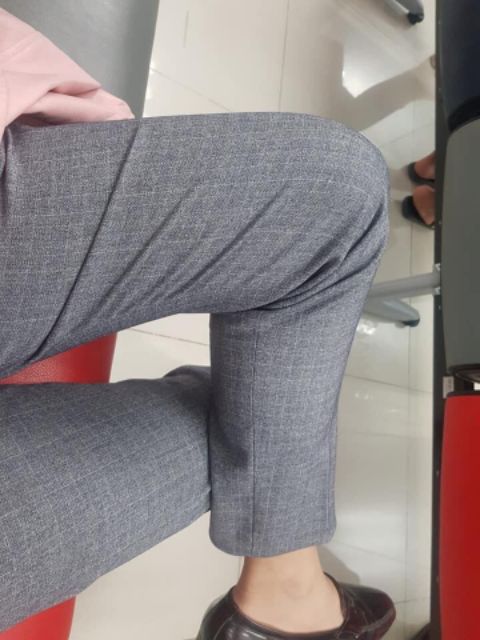 Quần âu ống côn kẻ ghi Q268 | BigBuy360 - bigbuy360.vn