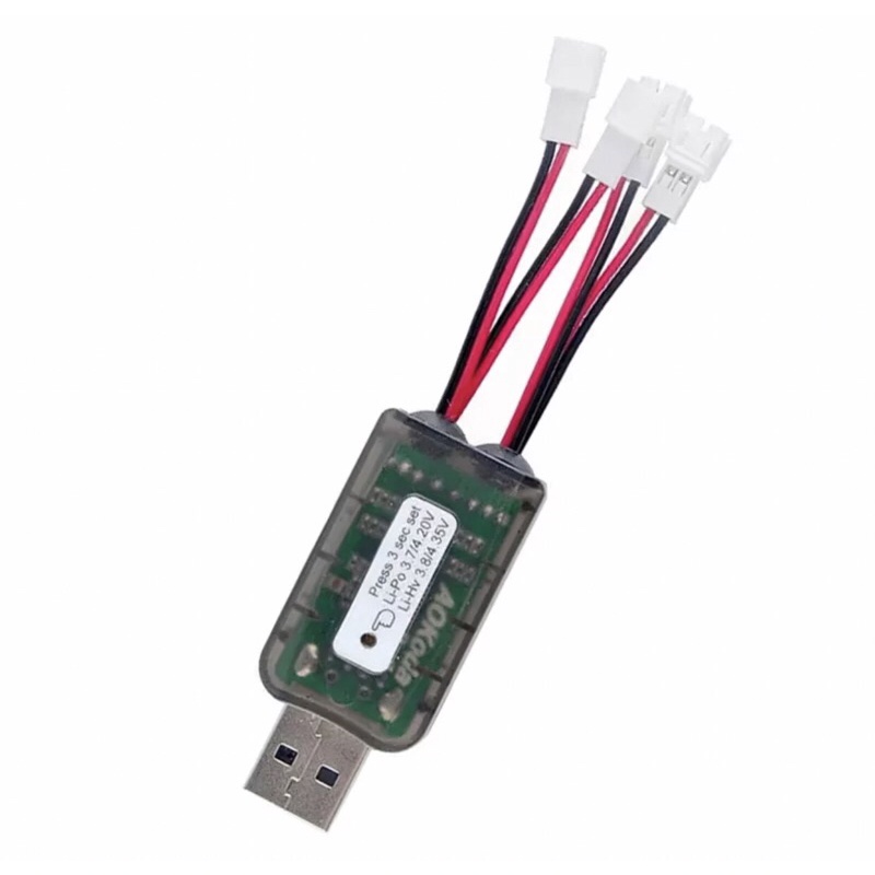 Bộ Sạc Pin Micro USB AOKoda CX405 4CH Cho 1S Lipo LiHV
