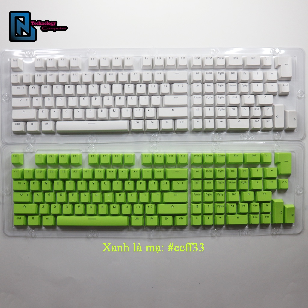 Phím Xuyên Led PBT Keycap Dành Cho Bàn Phím Cơ Layout Rút Gọn Kiểu OEM Phù Hợp 61/64/68/72/74/82/84/87