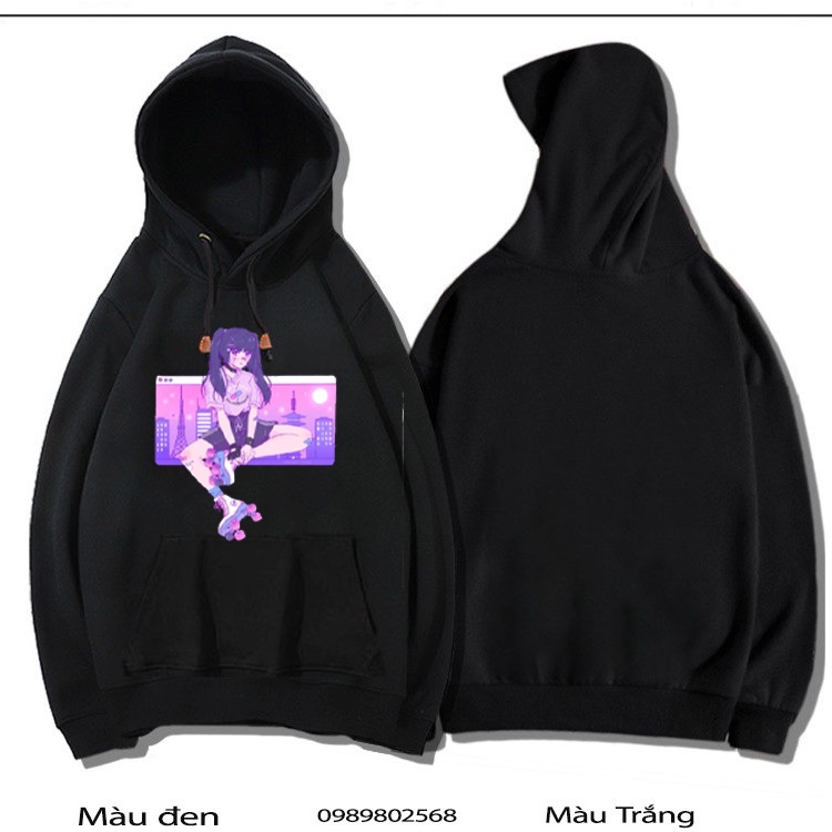 💥 NEW TOP 1 💥 BST ÁO HOODIE HÌNH Anime Rolling in the Pink Night T-Shirt HÀNG ĐẸP 2 MÀU ĐEN TRẮNG 🎁