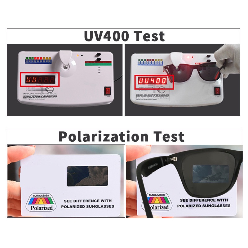 Kính Mát Phân Cực Chống Tia UV400 Phong Cách Thể Thao Thời Trang Cho Nam