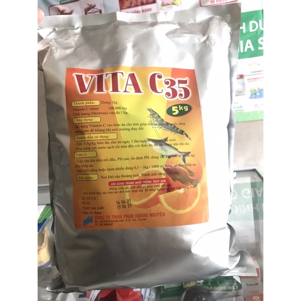Vitamin c tạt ao nuôi 5kg