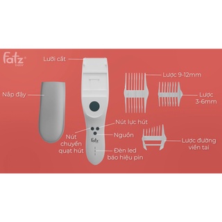 Tông đơ hút tóc cắt tóc cho bé - trim 3 - fb7960bc fatzbaby